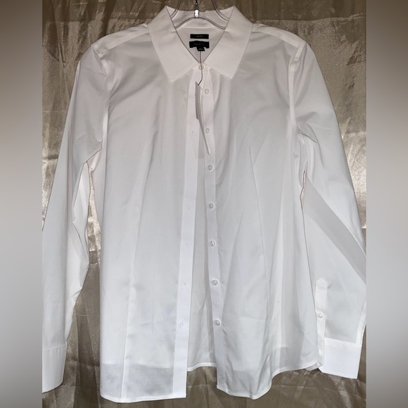 Talbots Non Iron Crisp White Button-Down Shirt - Picture 3 of 7